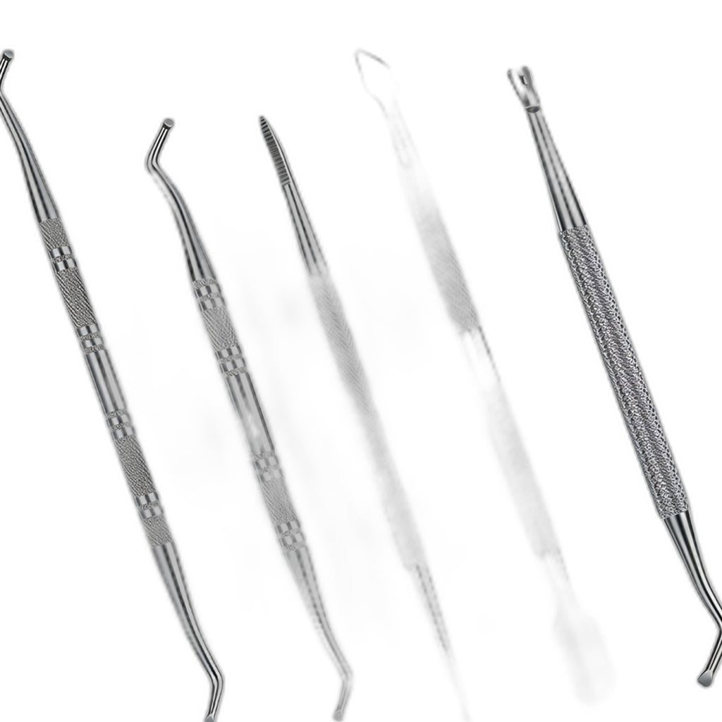 Stainless steel cuticle pusher set by Glow Ritual