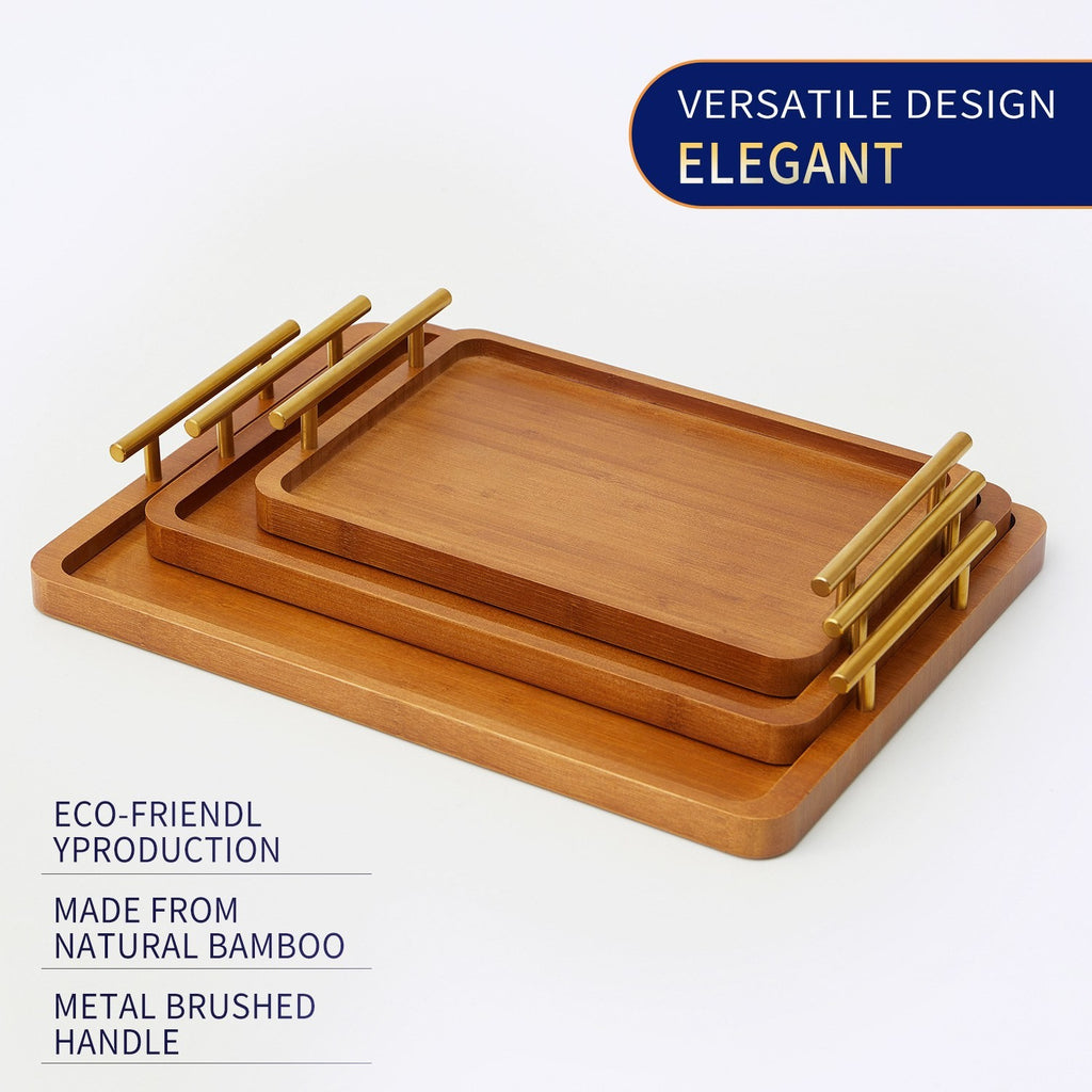 Bamboo serving tray by Glow Ritual