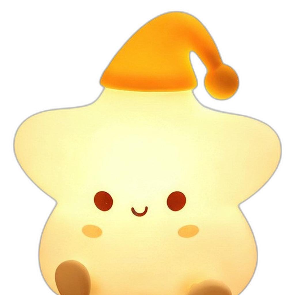 Silicone star tap night light by Glow Ritual