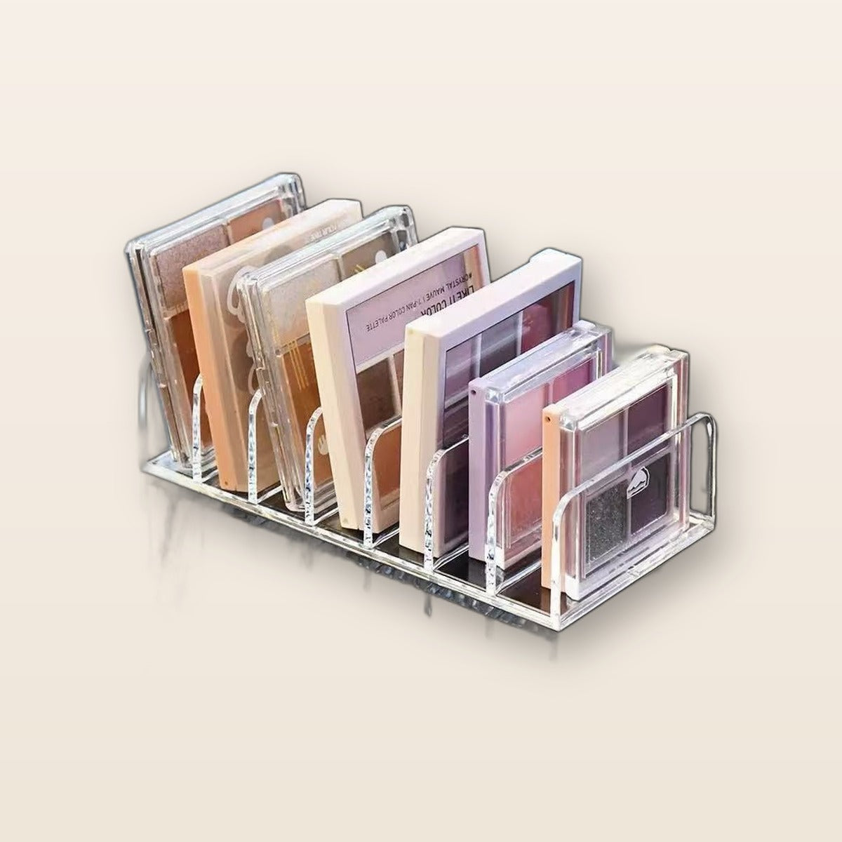 Acrylic eyeshadow palette organizer by Glow Ritual
