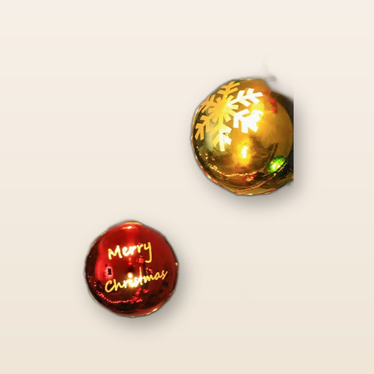 Christmas window string lights by Glow Ritual
