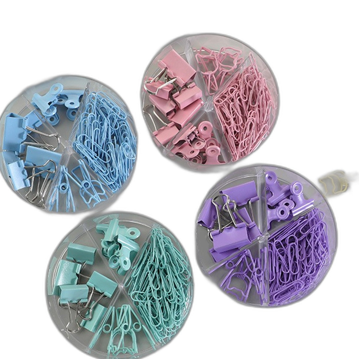 Binder clips and pushpins set by Glow Ritual