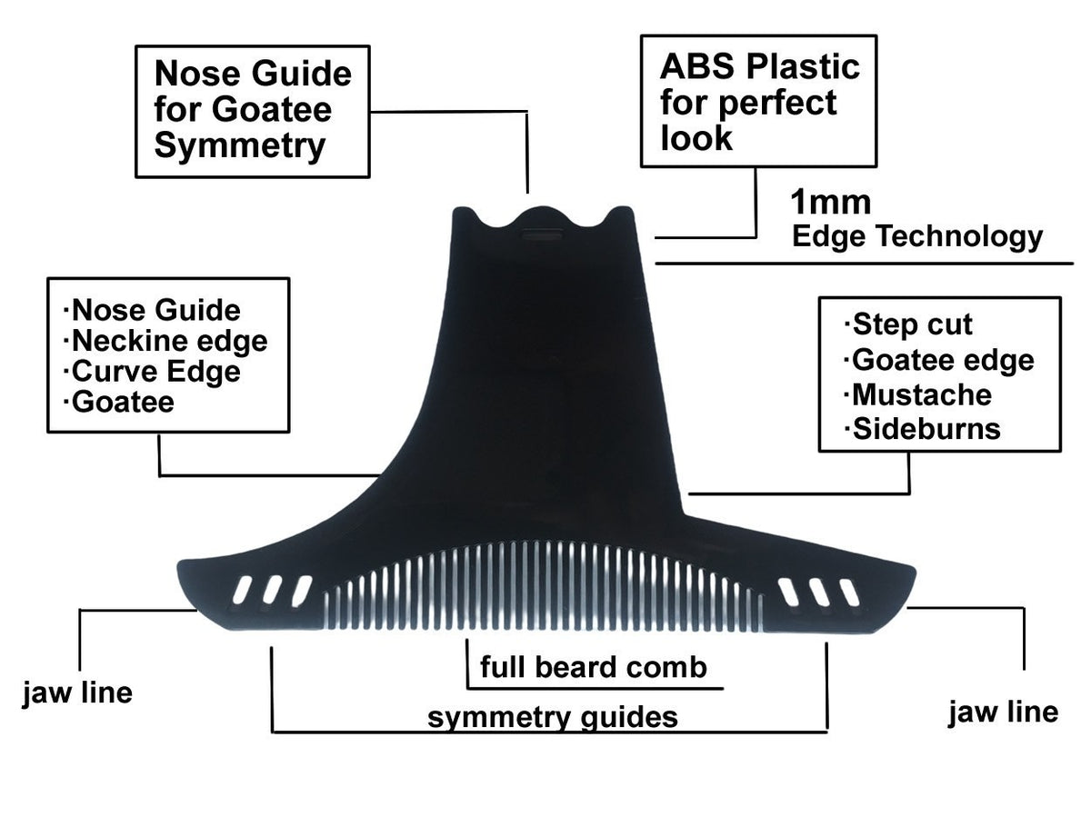 Beard shaping tool by Glow Ritual