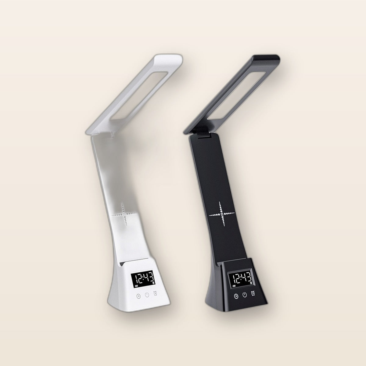 Foldable LED desk lamp by Glow Ritual