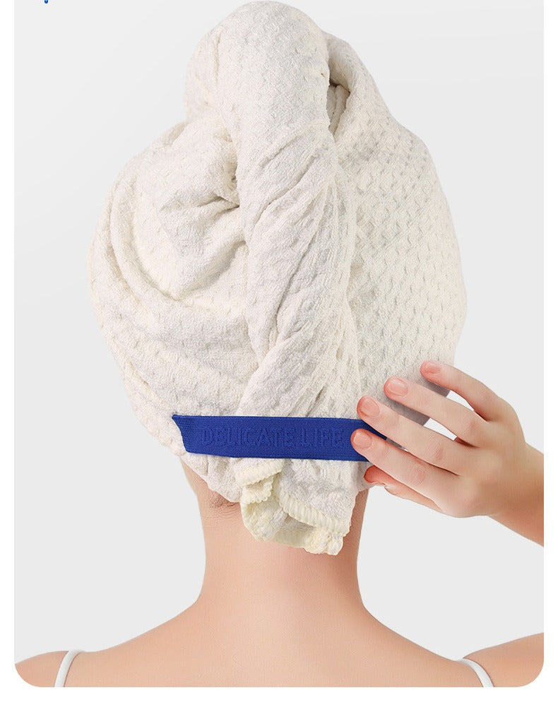 Microfiber hair towel wrap by Glow Ritual