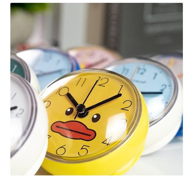 Waterproof suction cup shower clock by Glow Ritual
