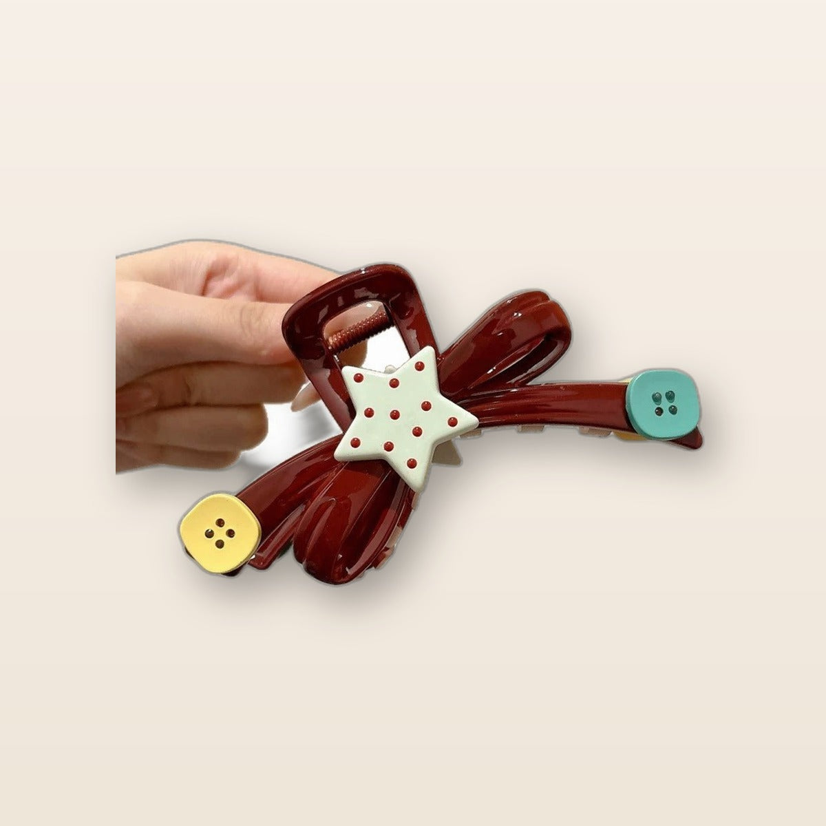 Acetate statement claw clip by Glow Ritual