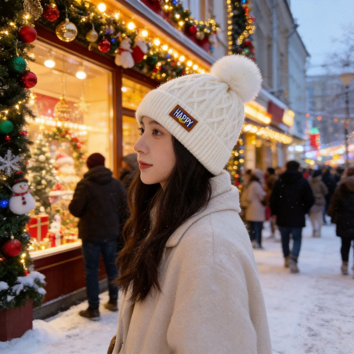 Fleece-lined ear flap beanie by Glow Ritual