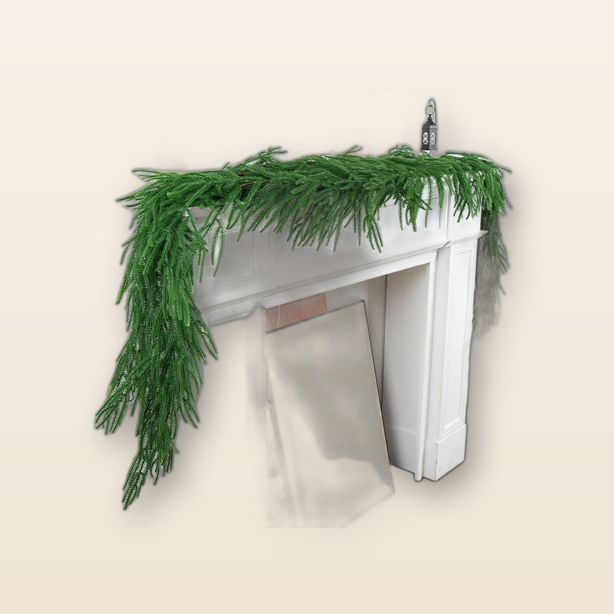 Artificial pine garland by Glow Ritual