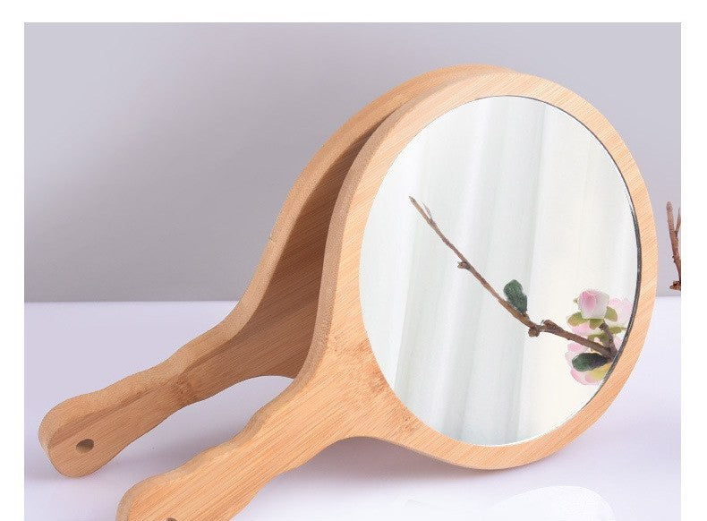 Bamboo hand mirror by Glow Ritual