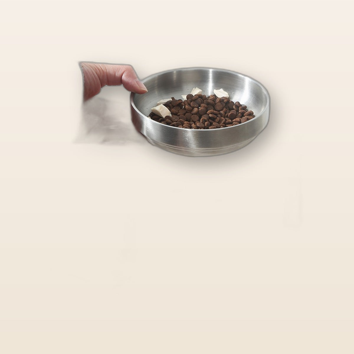 Elevated pet bowl stand by Glow Ritual