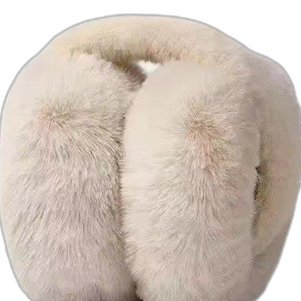 Plush foldable ear muffs by Glow Ritual