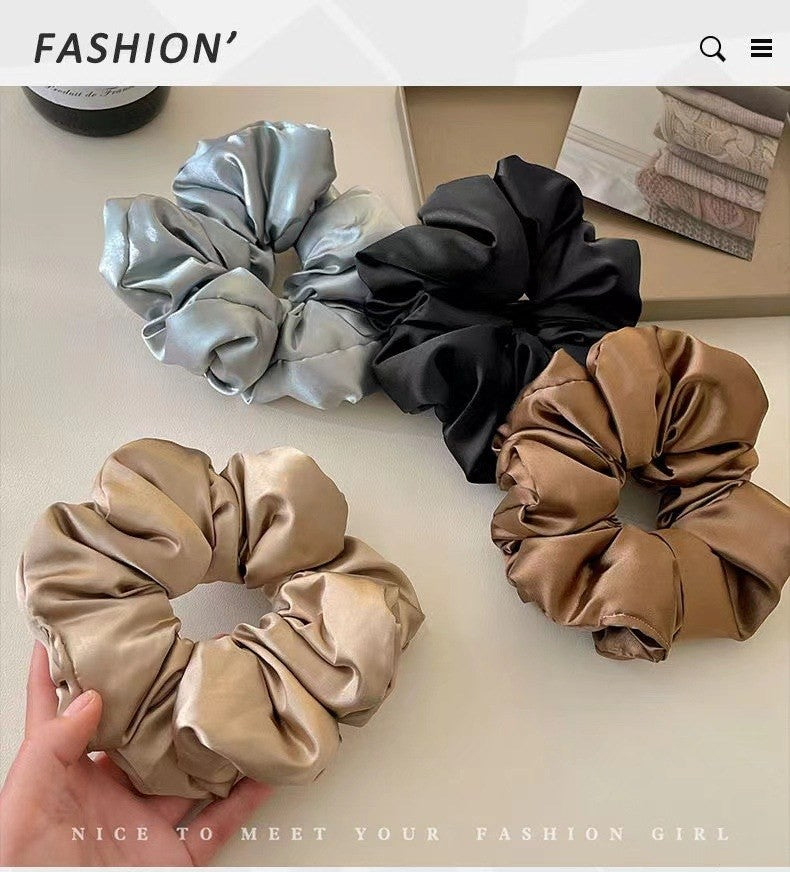 Oversized satin scrunchie by Glow Ritual