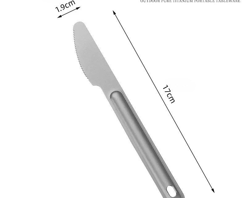 Titanium camping utensil by Glow Ritual