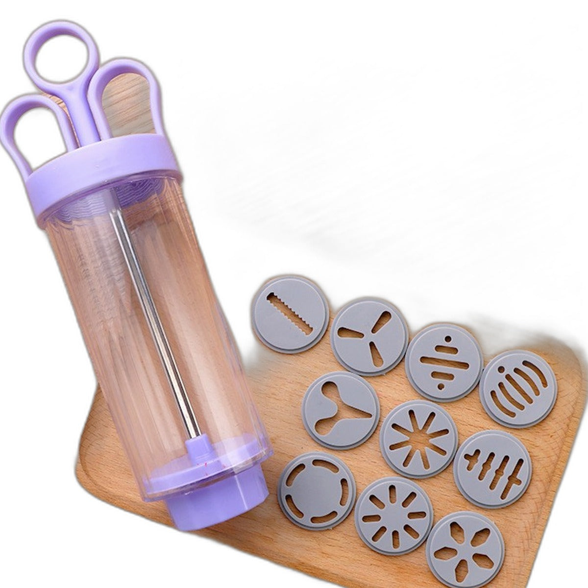 Cookie press gun set by Glow Ritual