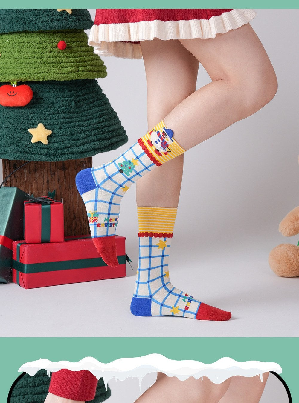 Christmas socks gift box by Glow Ritual