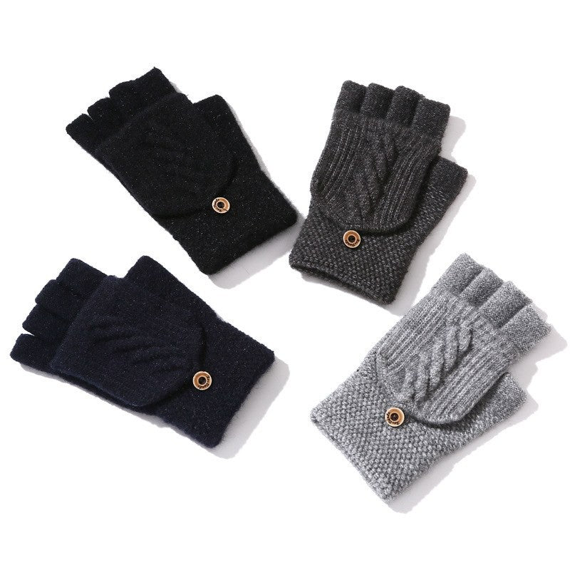 Convertible fingerless mittens by Glow Ritual