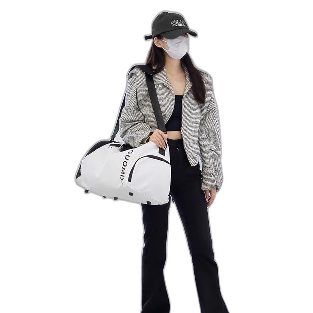 Wet-dry gym duffel bag by Glow Ritual