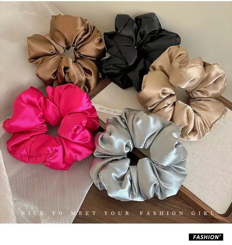 Oversized satin scrunchie by Glow Ritual