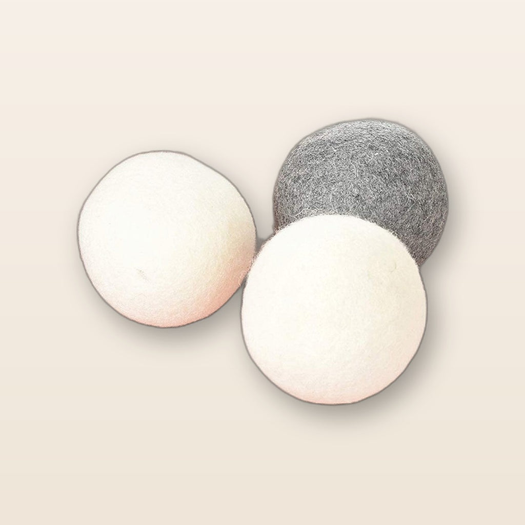 Wool dryer balls by Glow Ritual