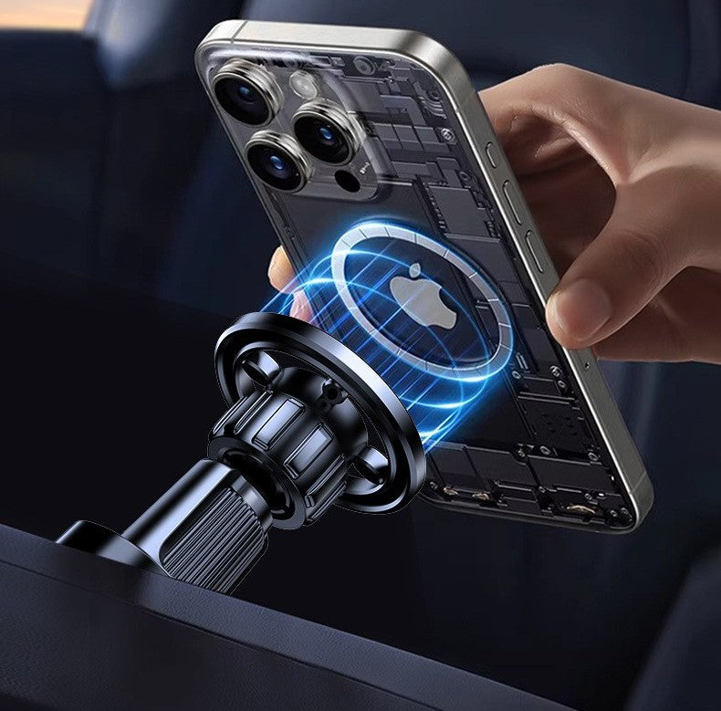 Magnetic car phone mount by Glow Ritual