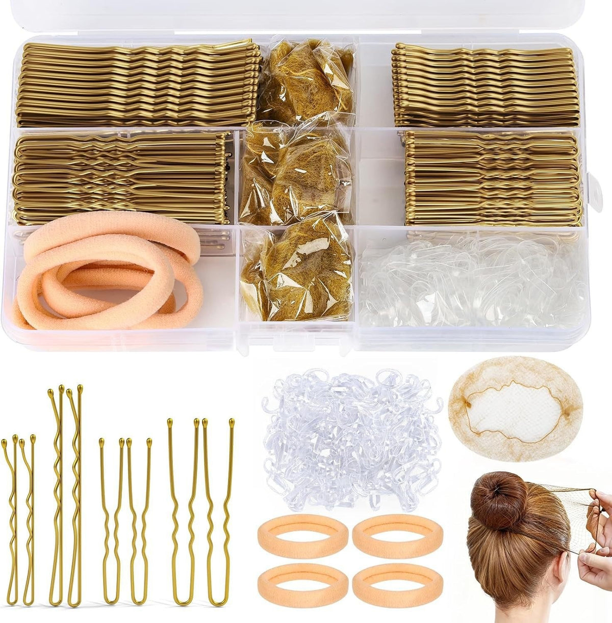 Bobby pins and hair accessories kit by Glow Ritual