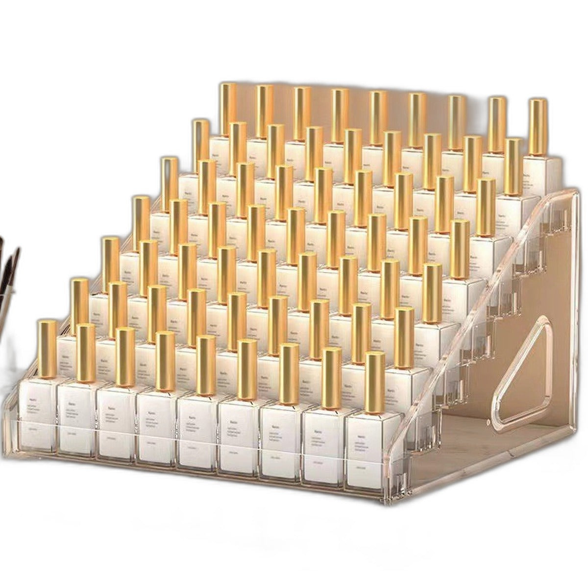 5-tier acrylic nail polish rack by Glow Ritual