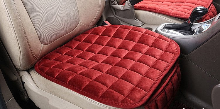 Plush car seat cushion by Glow Ritual