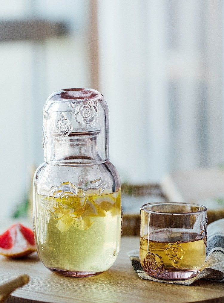 Bedside water carafe set by Glow Ritual