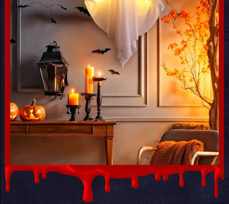 Hanging ghost light by Glow Ritual