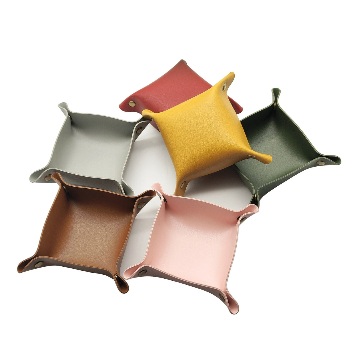 Leather valet catchall tray by Glow Ritual