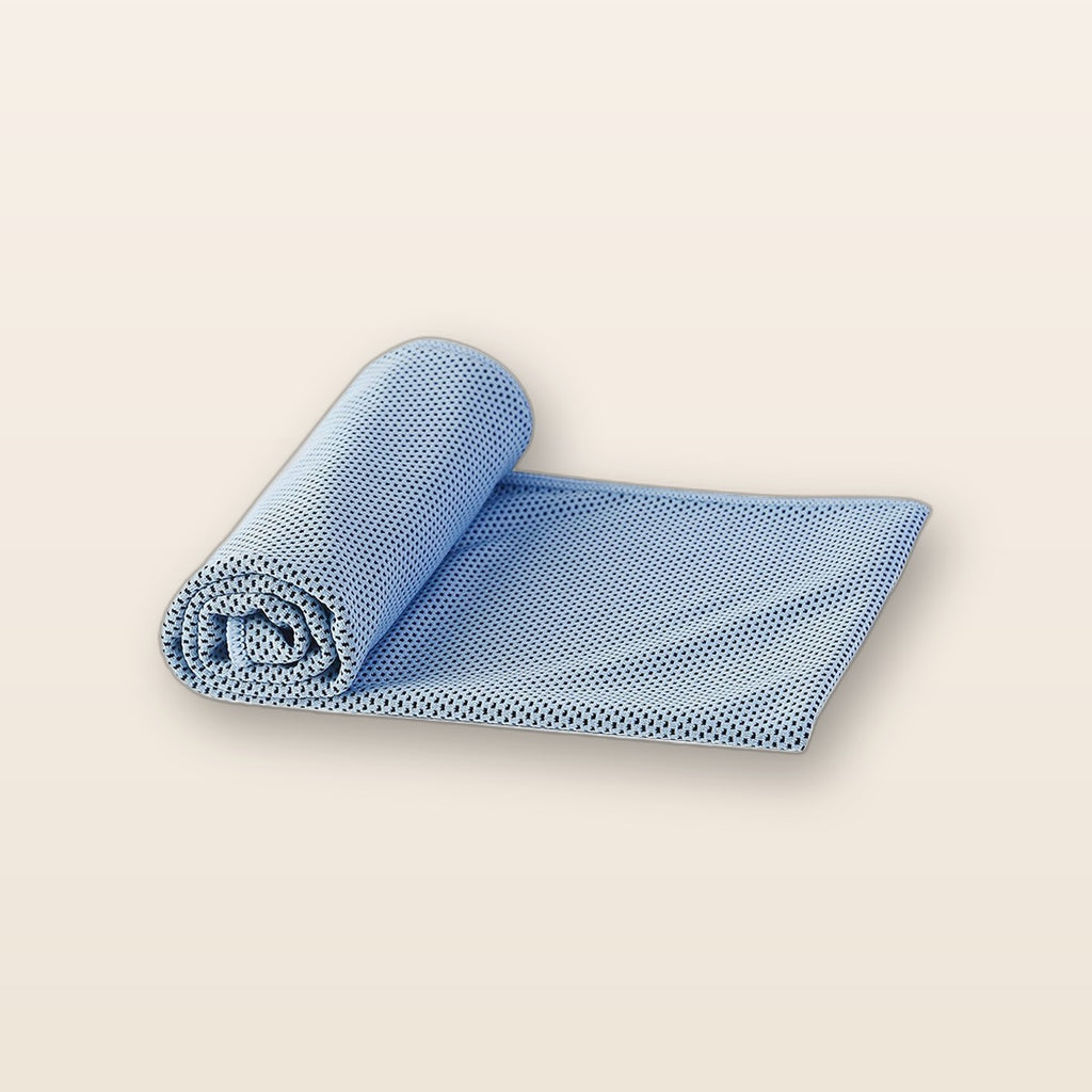 Instant cooling microfiber towel by Glow Ritual