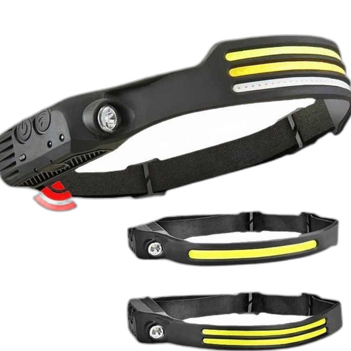 Rechargeable motion sensor headlamp by Glow Ritual