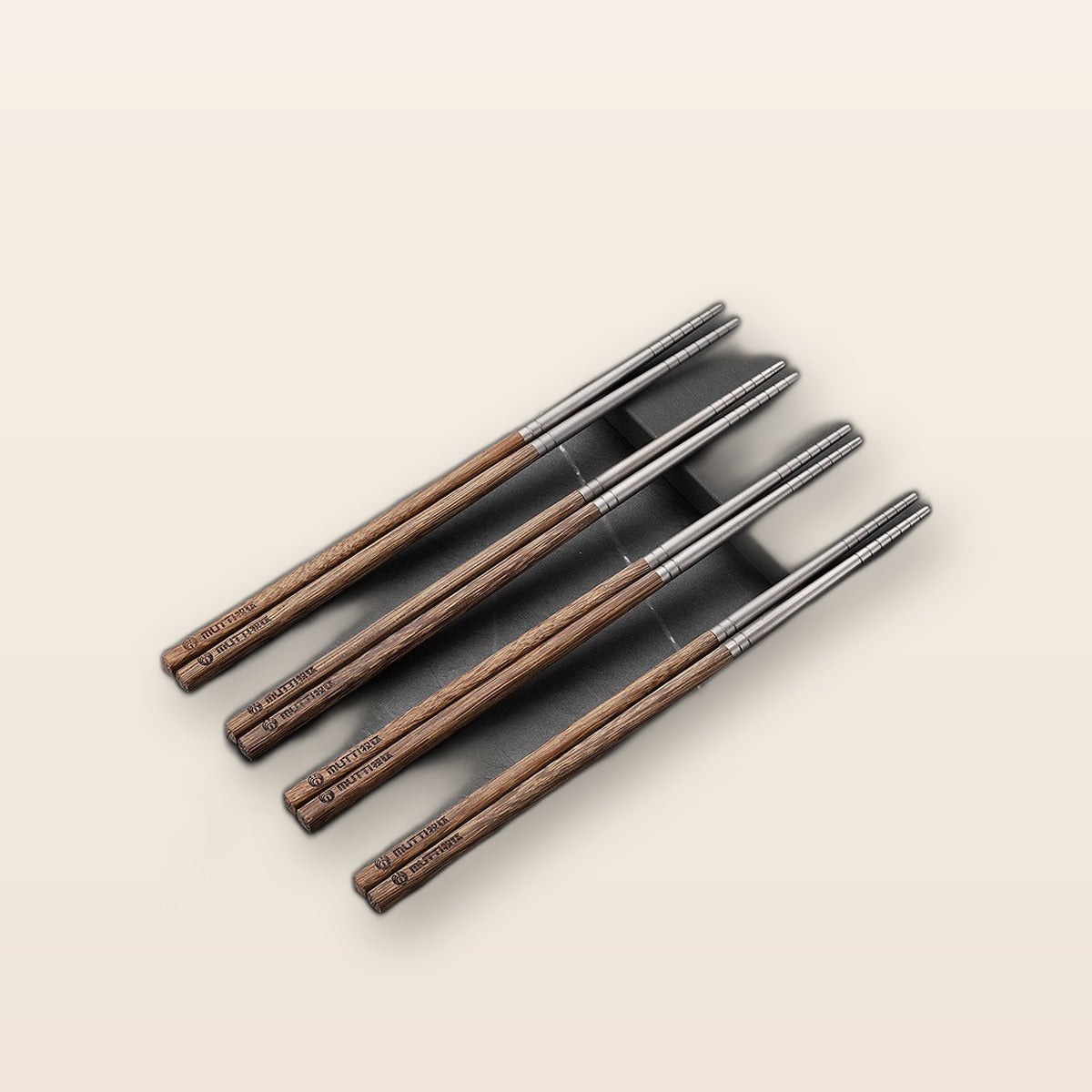 Titanium chopsticks set by Glow Ritual