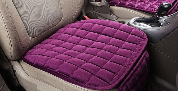 Plush car seat cushion by Glow Ritual