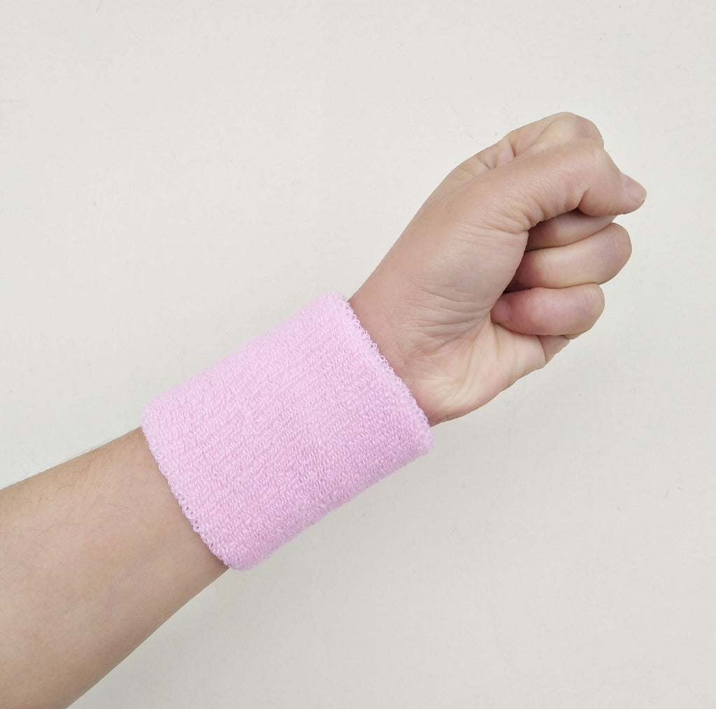 Cotton sweat wristbands by Glow Ritual