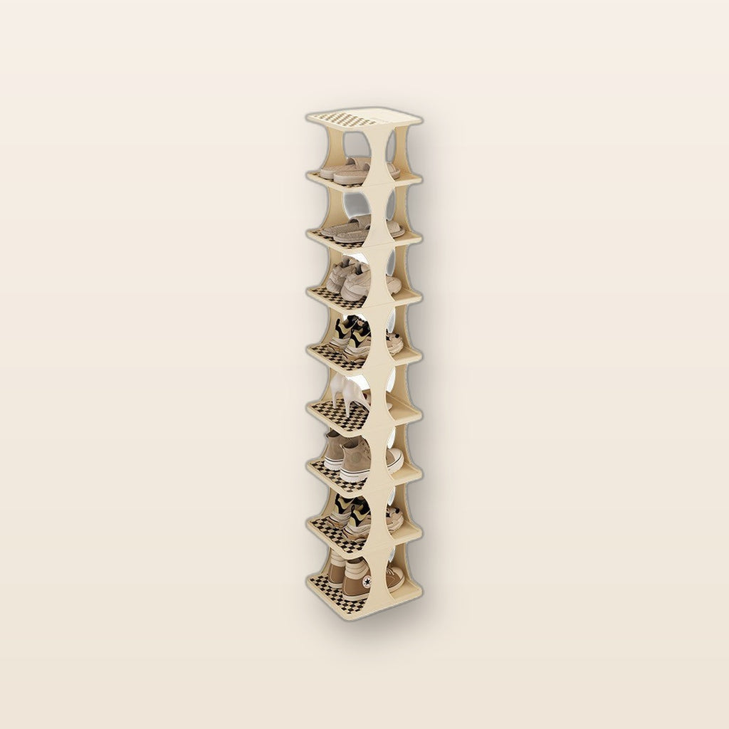 Stackable shoe rack by Glow Ritual