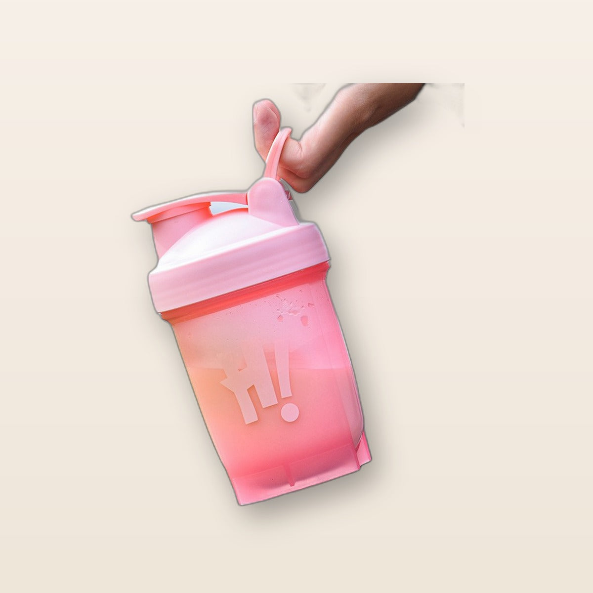 Protein shaker bottle by Glow Ritual
