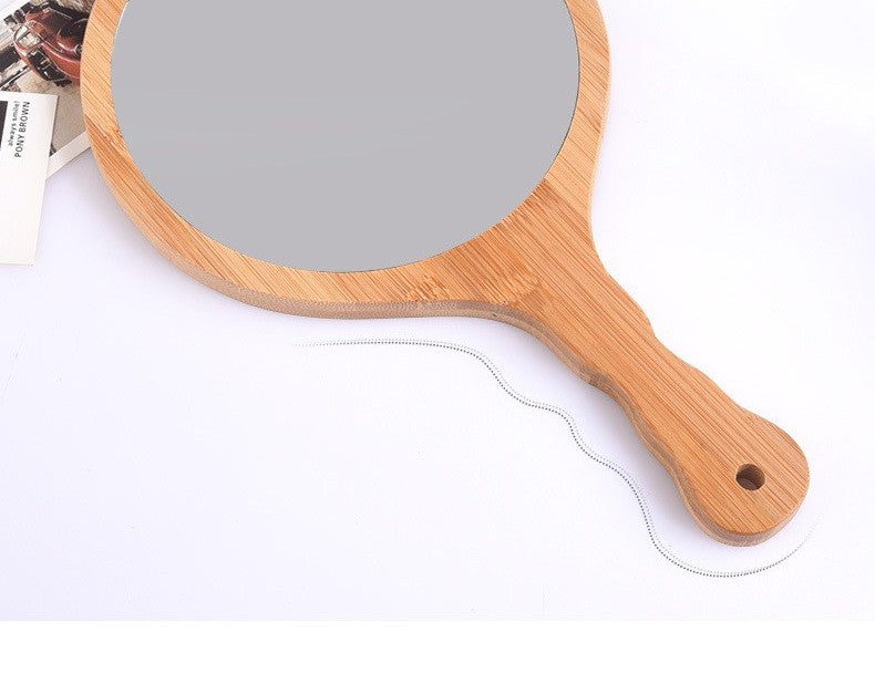 Bamboo hand mirror by Glow Ritual