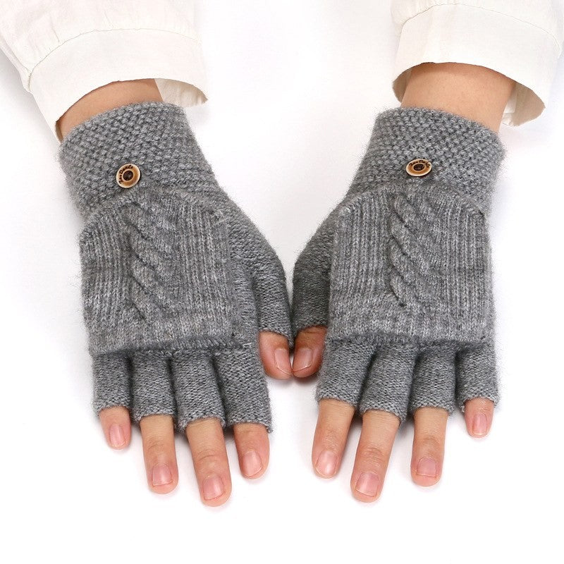 Convertible fingerless mittens by Glow Ritual