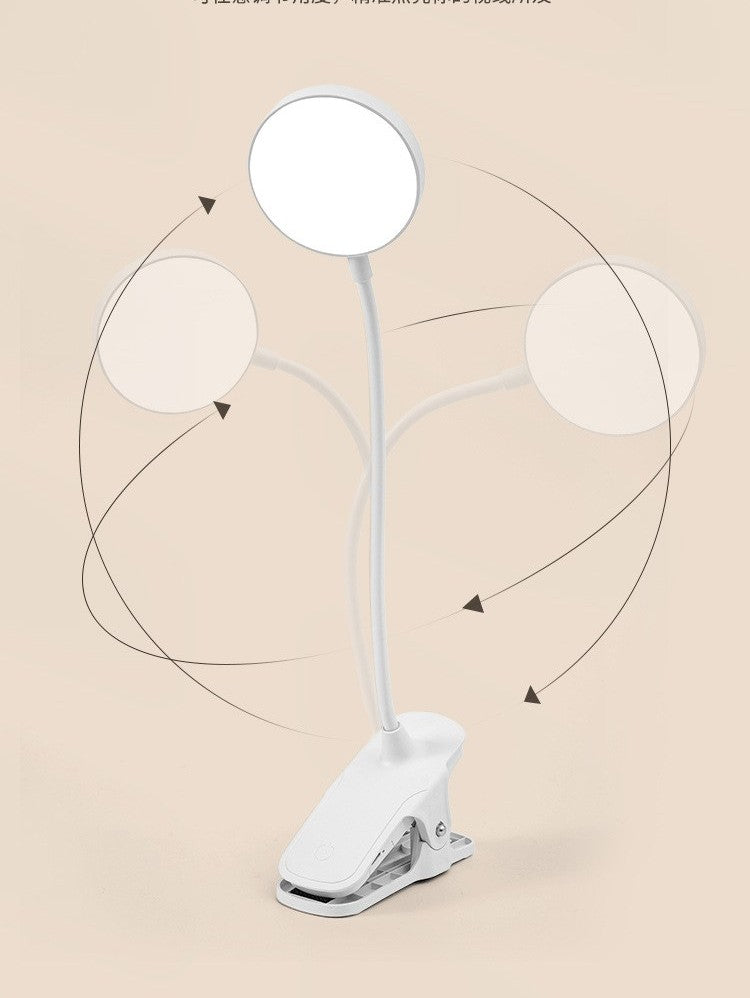 Rechargeable clip-on reading light by Glow Ritual