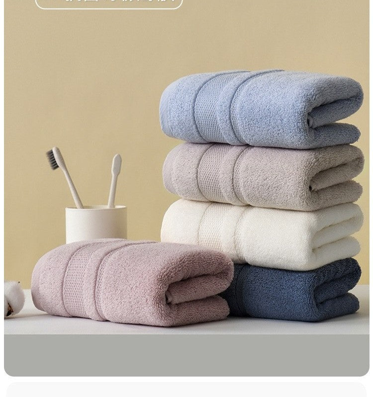 Thick cotton face towel by Glow Ritual