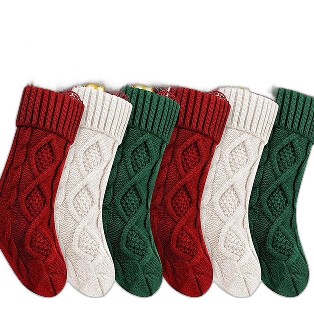Knit Christmas stocking by Glow Ritual