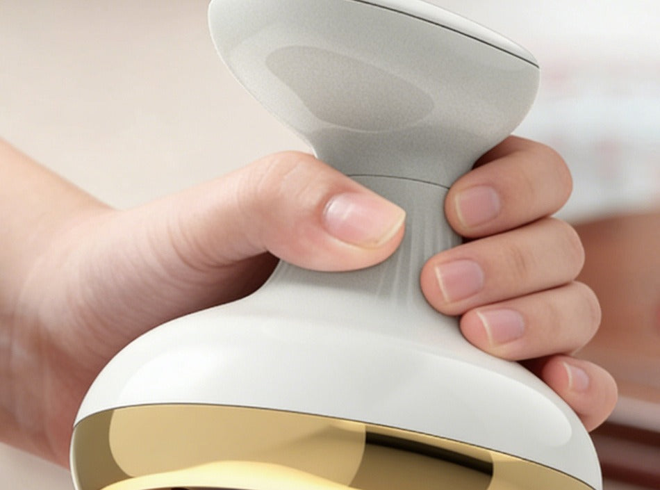 Smart cupping and gua sha massage device by Glow Ritual
