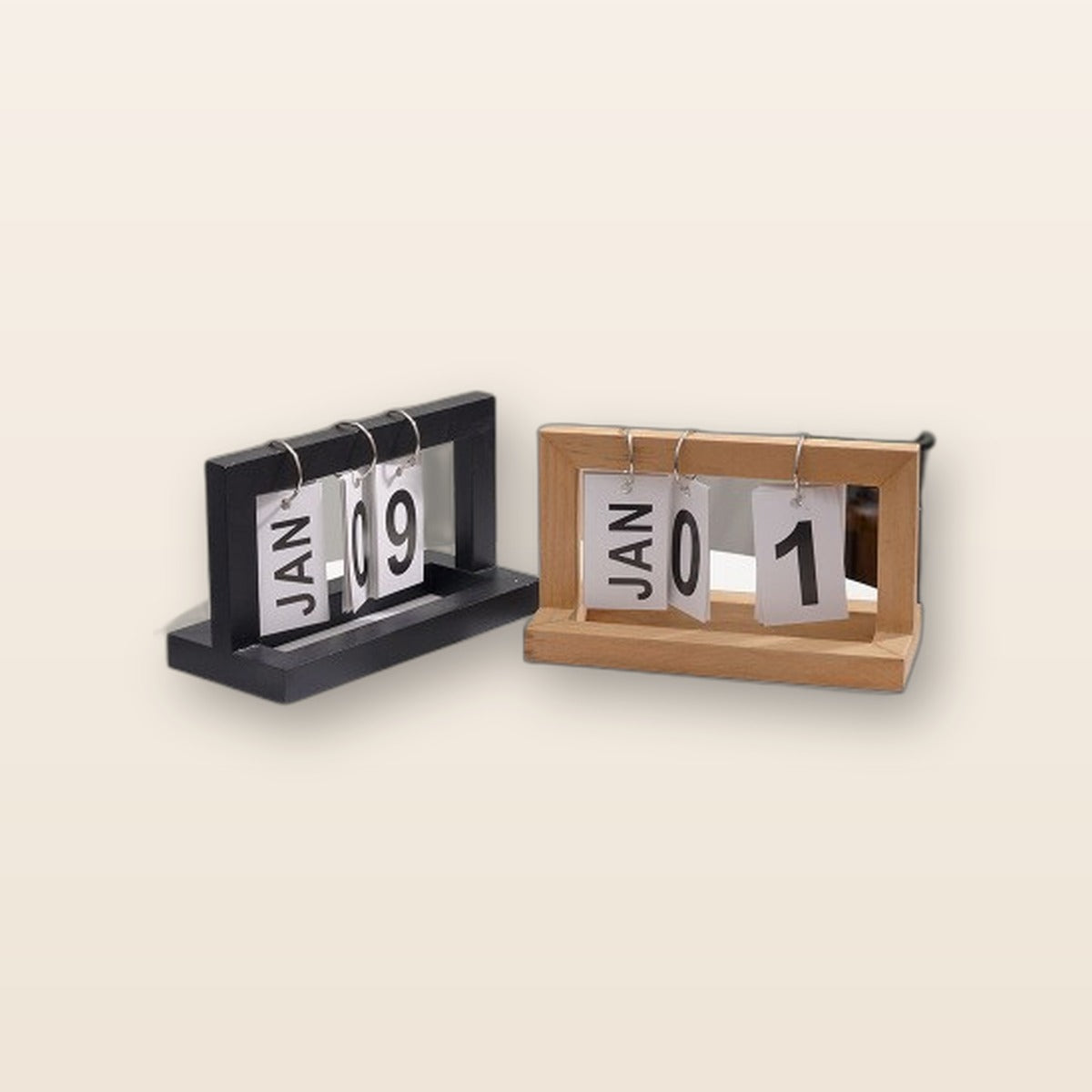 Wooden perpetual calendar by Glow Ritual