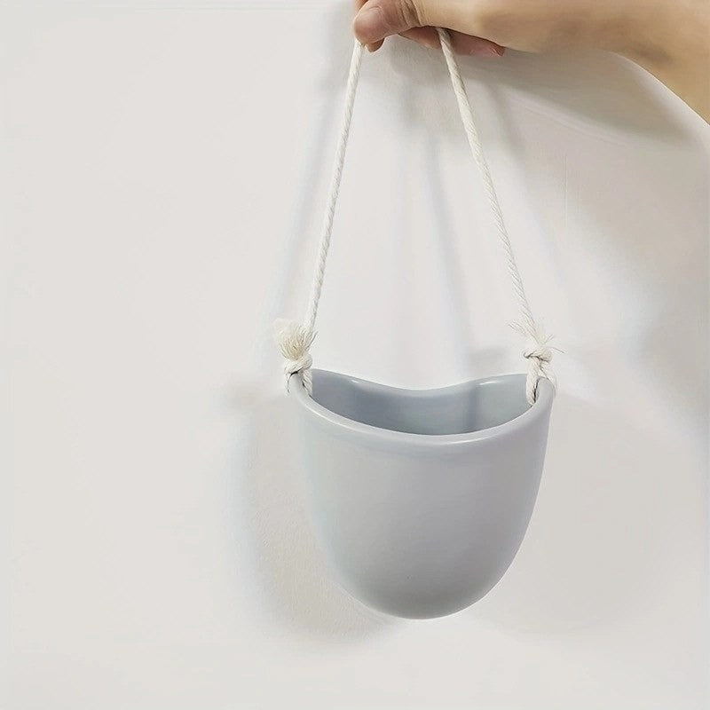 Ceramic hanging planter by Glow Ritual