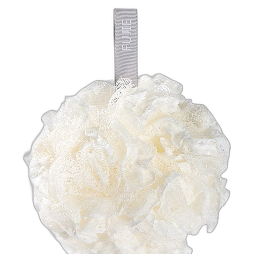 Extra-large soft bath pouf by Glow Ritual