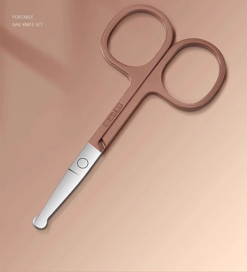 8-piece stainless nail clipper set by Glow Ritual