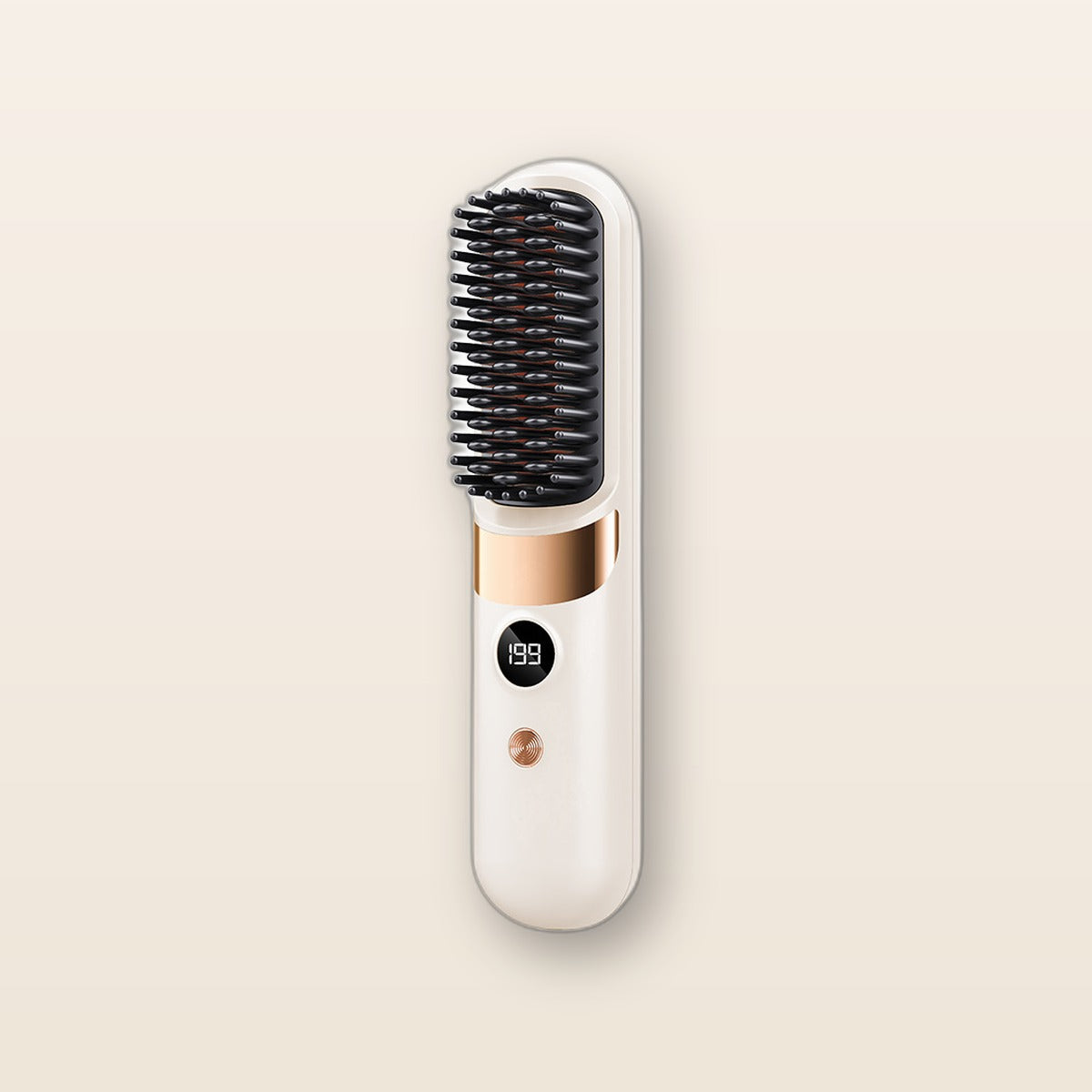 Cordless hair straightening brush by Glow Ritual