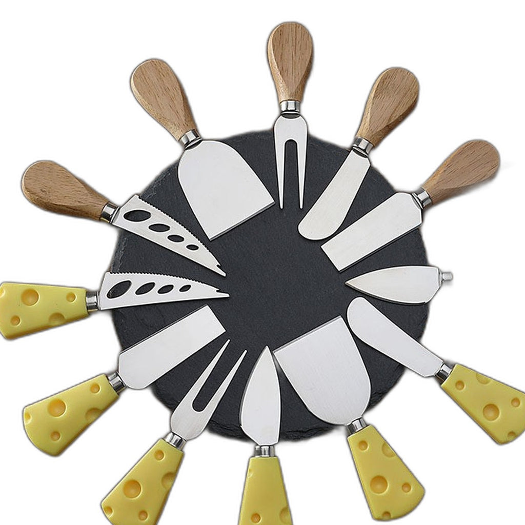 White handle cheese knife by Glow Ritual